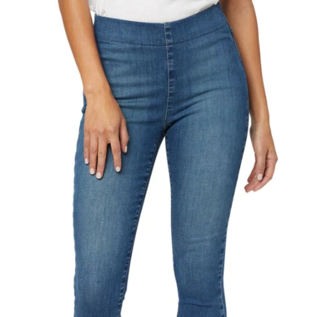 Nwt Nydj Petite Large Pull On Skinny Ankle Slit
